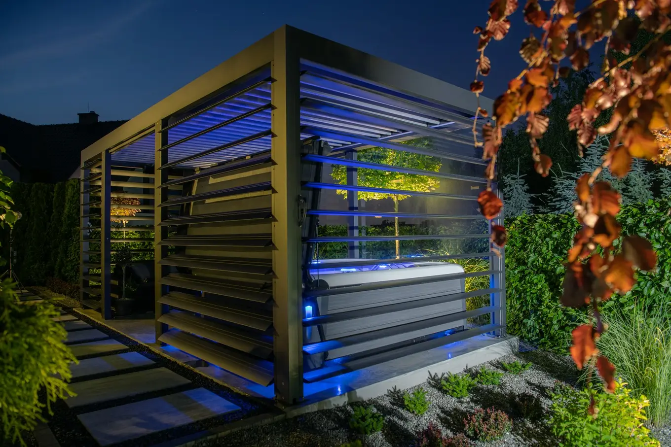 pergola z jacuzzi